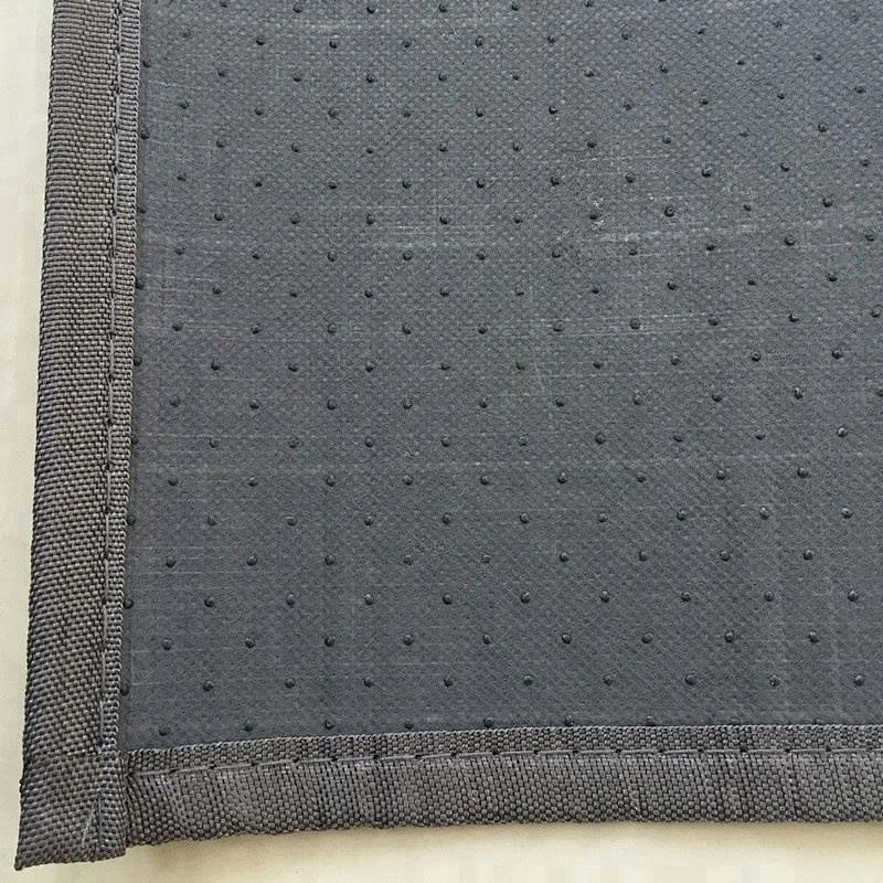 Eco friendly  anti slip bamboo  black yoga mat wholesale