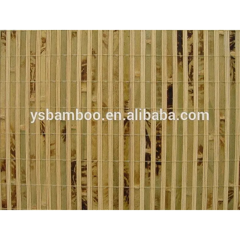 burning pattern bamboo covering