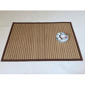Natural  table dinner woven bamboo placemat
