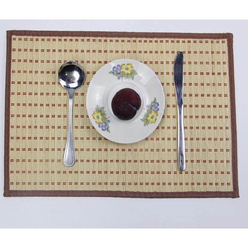 Luxury table dinner bamboo placemat for wedding