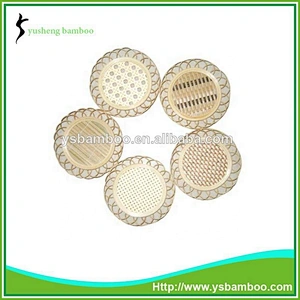 All kinds of hand-woven pattern coasters