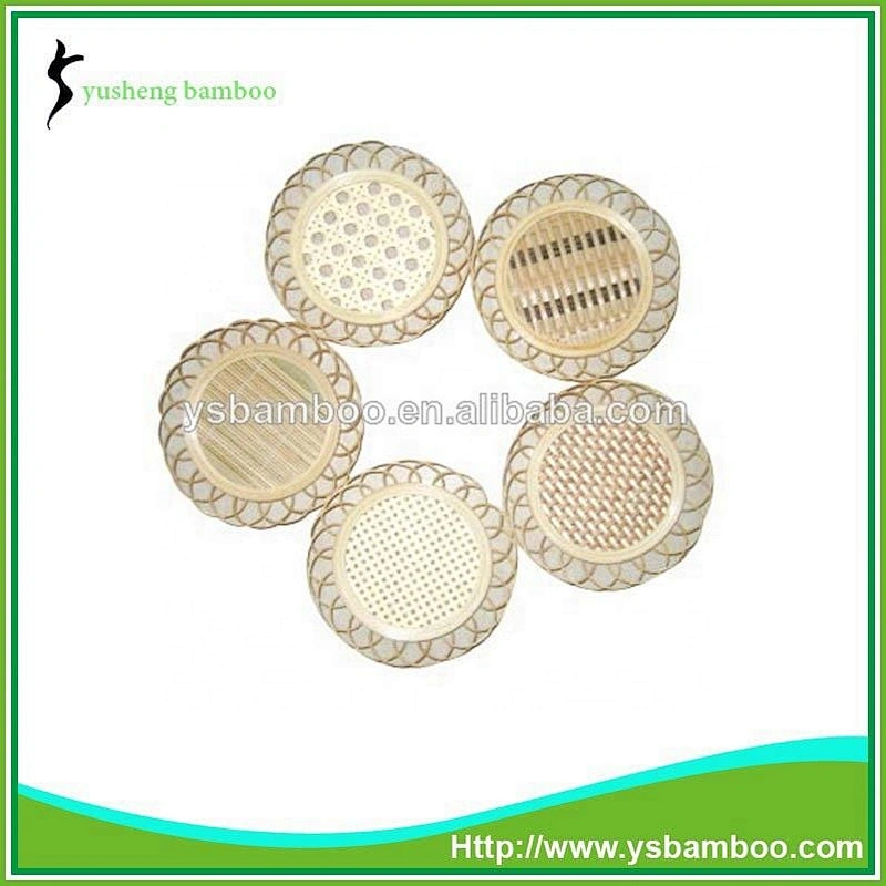 All kinds of hand-woven pattern coasters