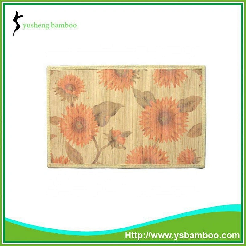 Charming Chrysanthemum Pattern Bamboo Placemat