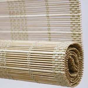 Outdoor Layout Day Night Bamboo Roller Blind