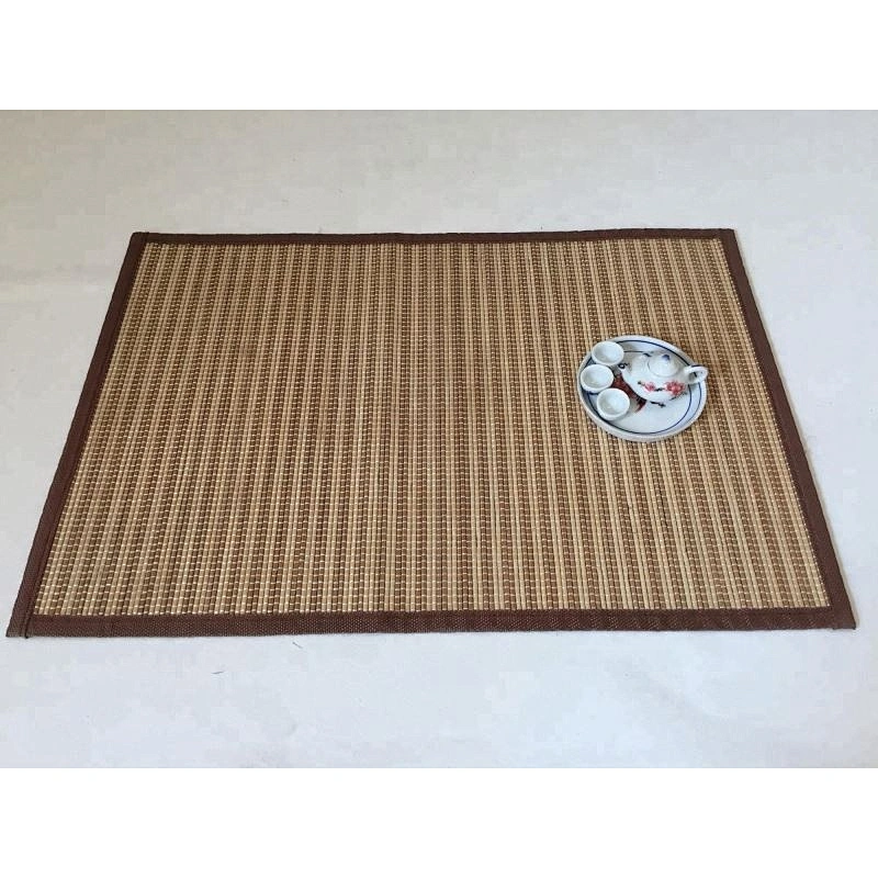 Colorful printed table dinner bamboo placemat for wedding