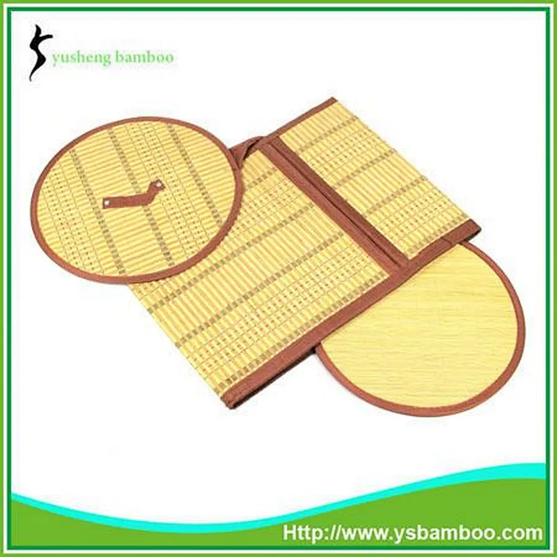 2015 New Design Round Foldable Bamboo Storage Box