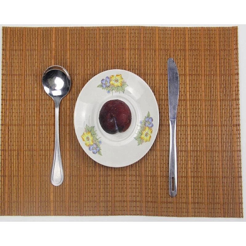 Non-slip table dinner woven bamboo placemat for wedding