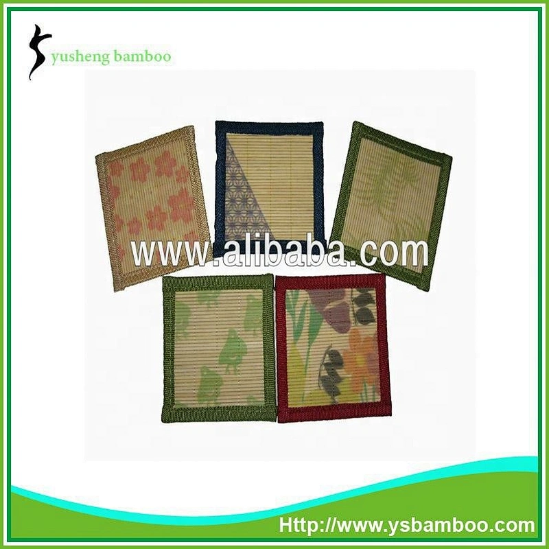 All Kinds Of Printing Bamboo Coasters