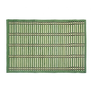 Natural table dinner bamboo placemat, custom wood kids woven bamboo placemats