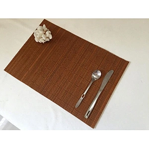 Non-slip table dinner woven bamboo placemat for wedding