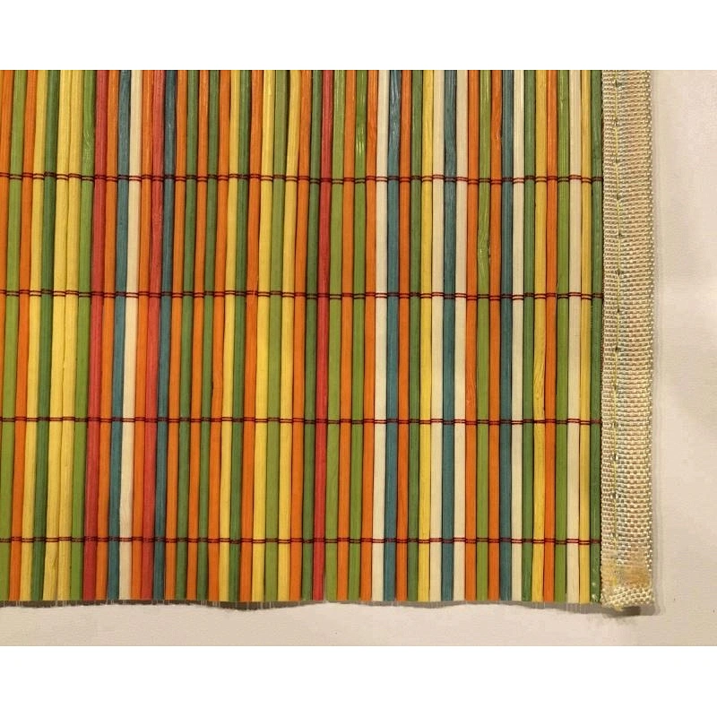 Natural printing  table dinner bamboo placemat