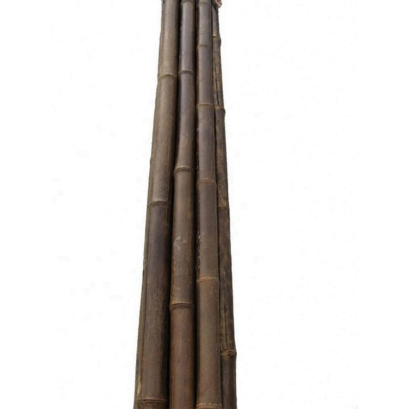 Natural leopard bamboo poles