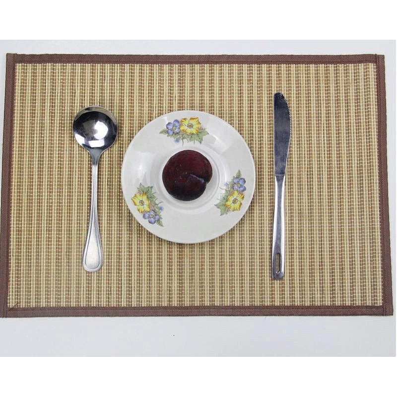Natural  table dinner woven bamboo placemat