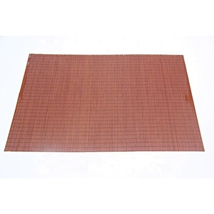 Natural printing  table dinner bamboo placemat