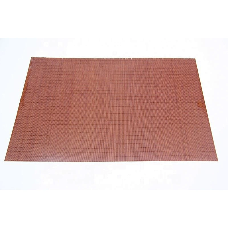 Natural printing  table dinner bamboo placemat