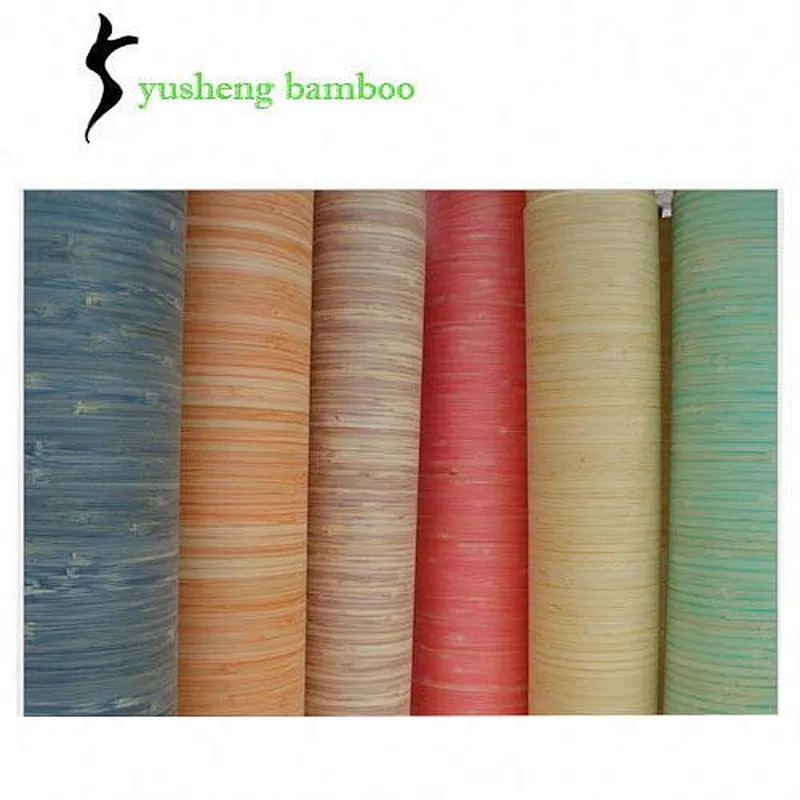Colorful Bamboo Veneer Sheets