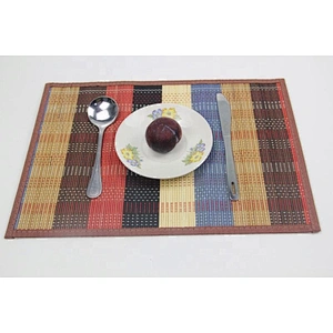 Luxury printed table dinner bamboo placemat for wedding