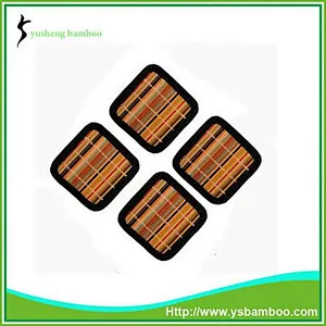 Delicate Functional Bamboo Woven Coffee Coasters