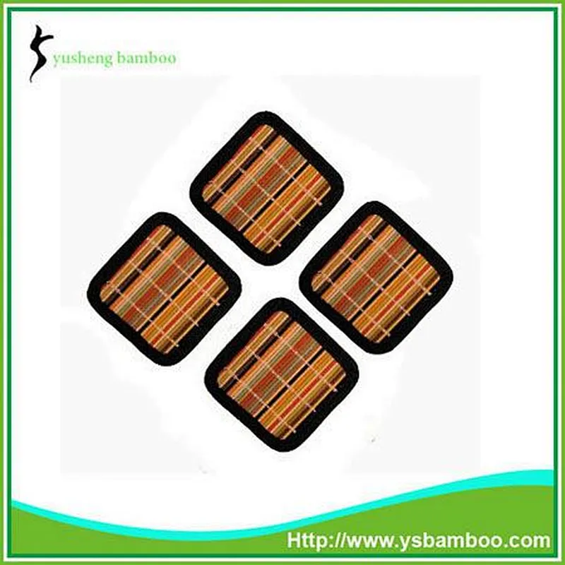 Delicate Functional Bamboo Woven Coffee Coasters