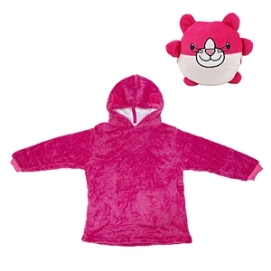 Animal Print Blanket Hoodies for Kids Huggle Pets