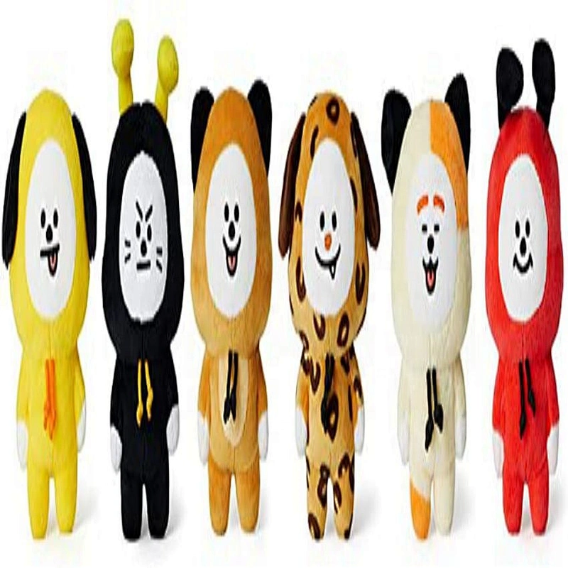 cartoon toy doll  throw pillow keychains  kpop peluches bts bt21 plush