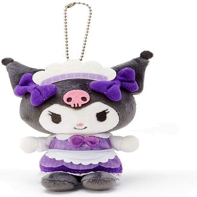 plush toy 25cm kuromi keychain for girls gift