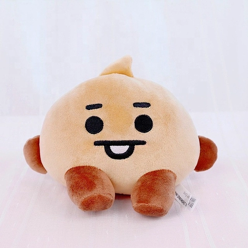 Whole Sale Cartoon Animal Bangtan Boy Plush Toy KPOP Star Group Bt21 Doll