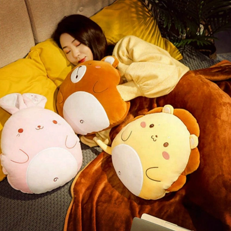 plush toy stuffed rabbit peluches soft blanket with animal