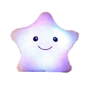 Birthday gift customized luminous stuffed heart  plush pillow cushion