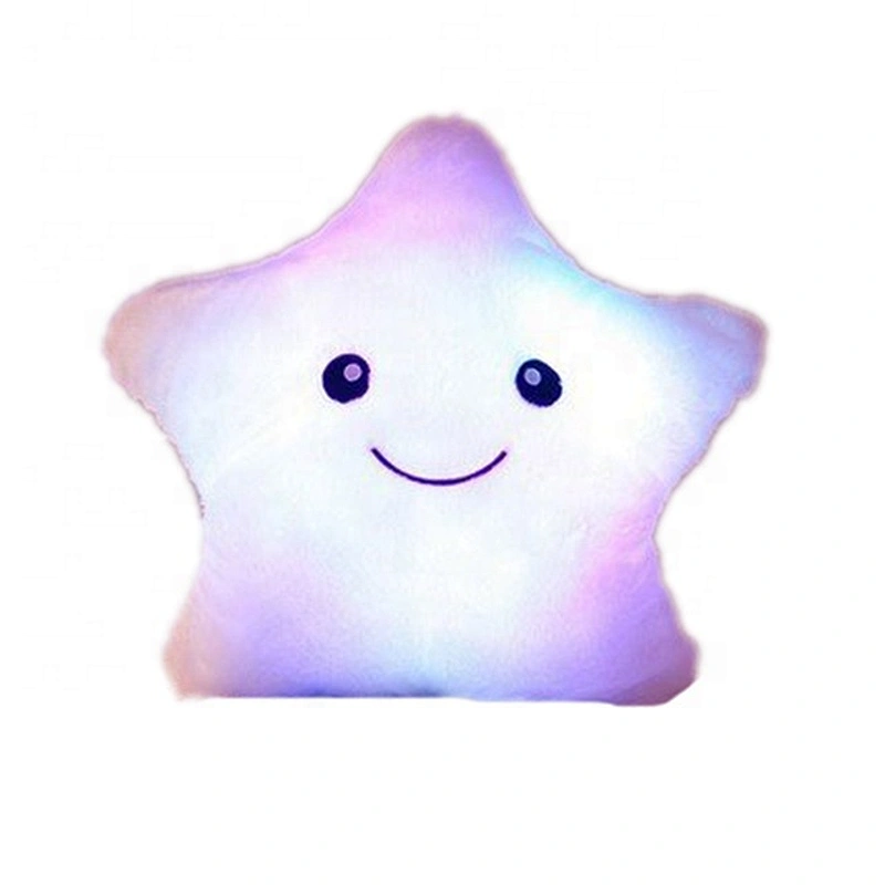 Birthday gift customized luminous stuffed heart  plush pillow cushion