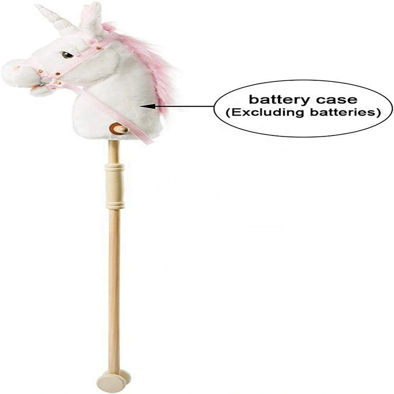 kids	stuffed animal unicorn plush toys hobby horse for sale
