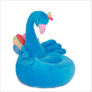 Plush toy cartoon Mini sofa creative lazy man can open and wash back seat stool children's birthday gift