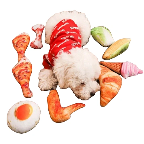 Plush  Dog food Shape crame machine Chew Bite toy