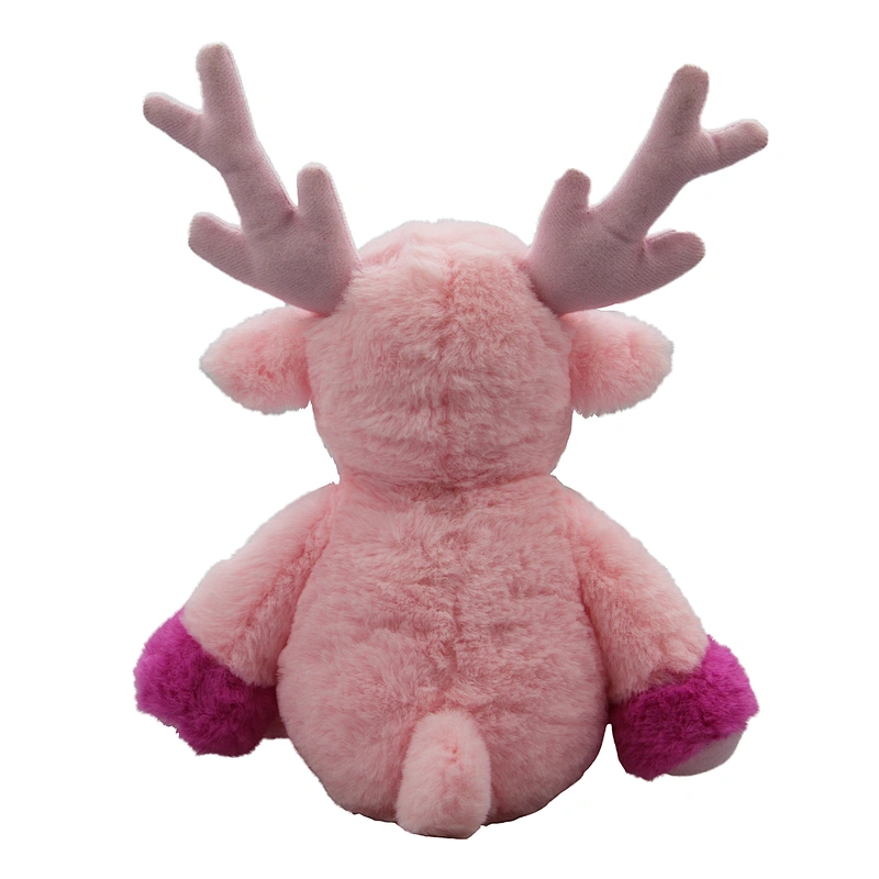 New Novelty Standing Blue Reindeer Christmas Sitting Stuffed Elk Plush Indoor Decoration Deer