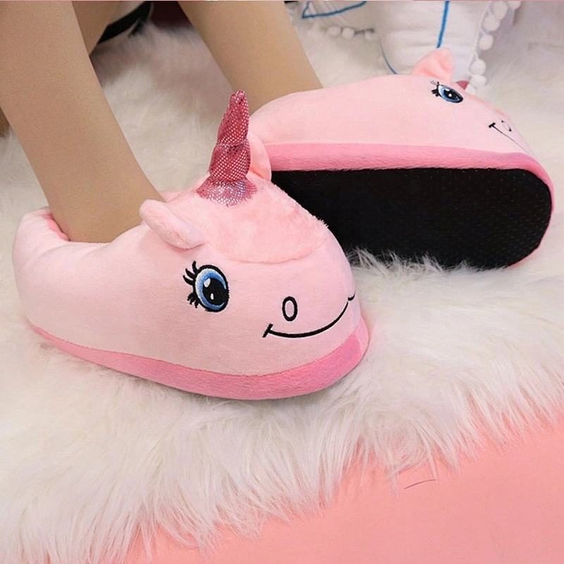 women's bedroom pantuflas unicornio slippers unicorn
