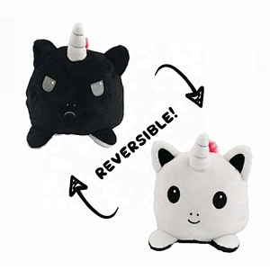 Hot selling new custom OEM design reversible unicorn plush toys