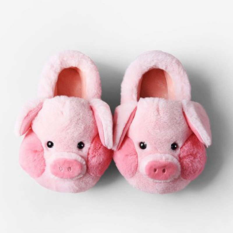 Home Indoor Customized Winter warm kids hamster plush slipper shoes