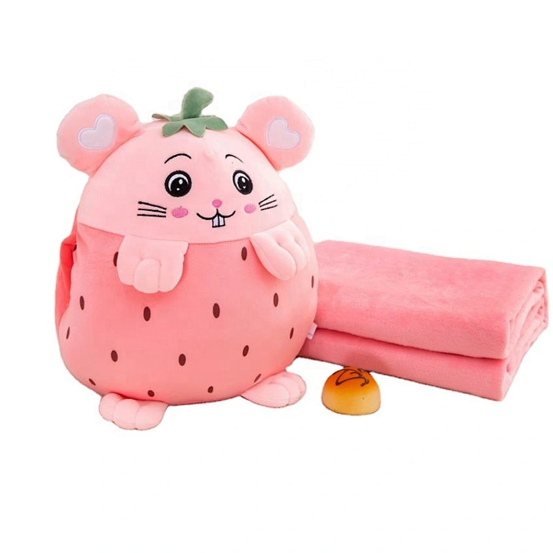 soft toys for kids stuffed animal with polyester blanket pillow