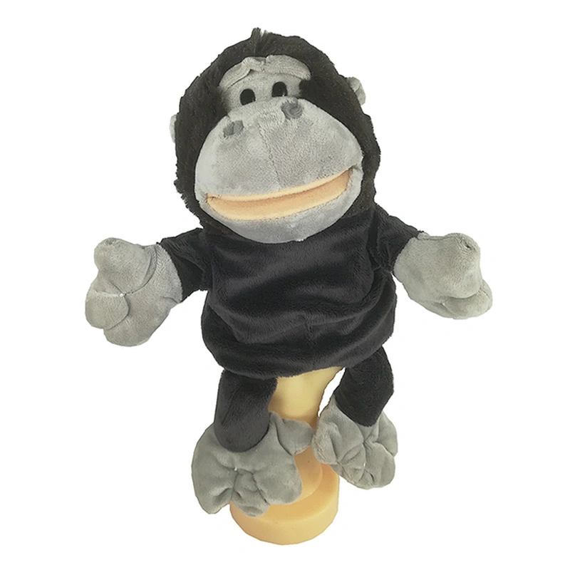 Educational baby monkey hand puppet plush toys