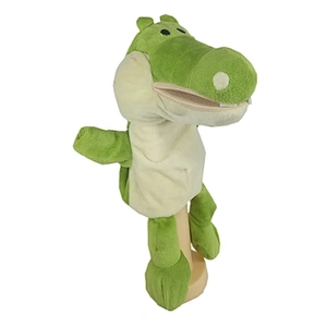 Educational Crocodile hand puppet plush toys