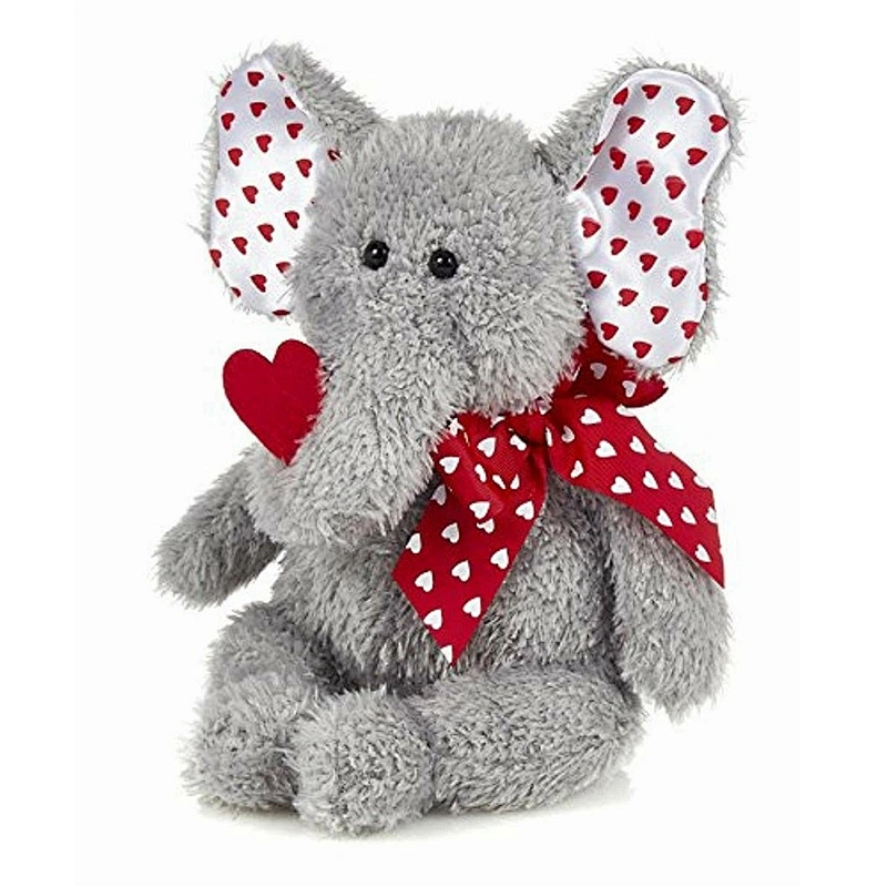 Wholesale Valentine Gifts Plush Stuffed Toy Plush Elephant
