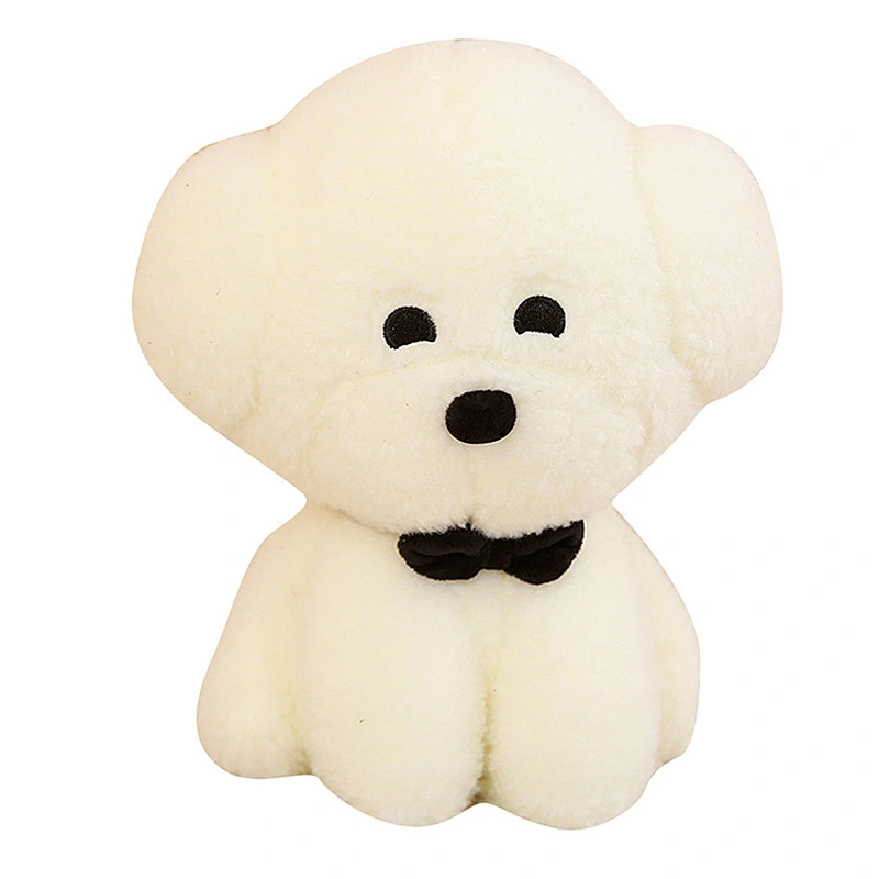 Christmas stuffed dog plush toys with hat and scarf