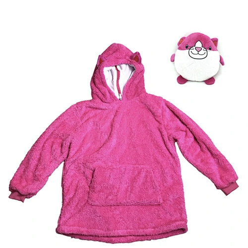 Wholesale Huggle Pets Plush Toy Lazy Blanket Animal Hoodie Children Huggle Pets