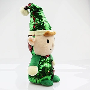 Plush elf Christmas toy
