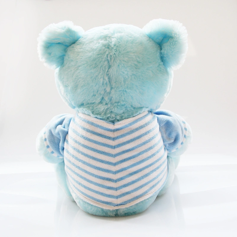 Factory direct custom logo blue stuffed peluches teddy bear