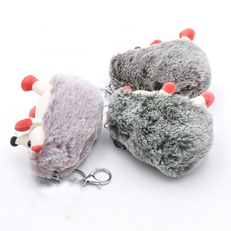Hedgehog stuffed plush keychain toys