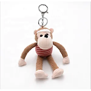A new style of MONKEY Plush Doll Toy key chain bag pendant doll machine