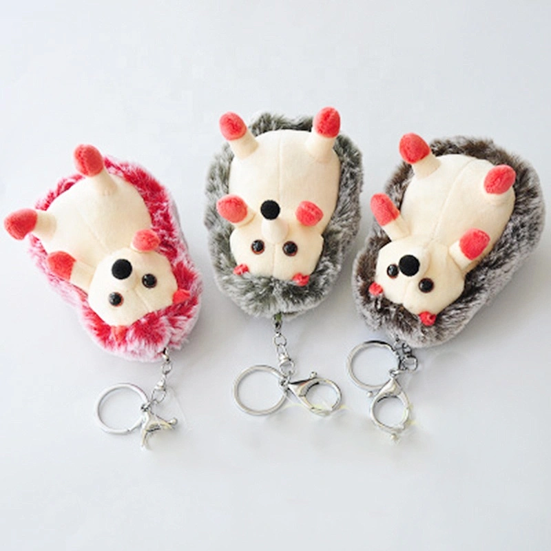 Hedgehog stuffed plush keychain toys