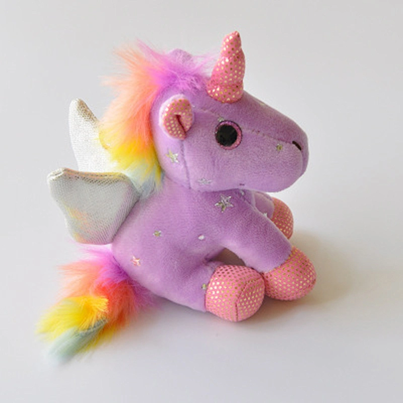 New design unicorn stuffed plush keychain toys