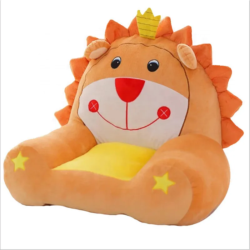Plush toy cartoon Mini sofa creative lazy man can open and wash back seat stool children's birthday gift